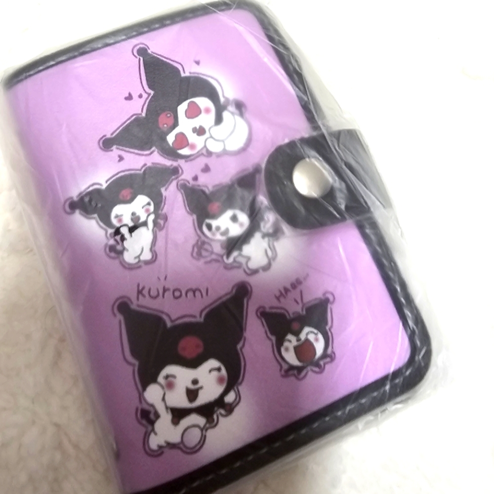Hello Kitty & Friends Kuromi Wallet Card Holder Kawaii Cute